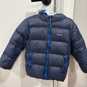 Patagonia Blue Puffer Jacket